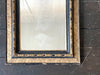 A 19th C Swedish Giltwood Painted Mirror with Original Plate