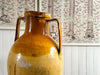 A Very Large 19th C Yellow Glazed 19th C Italian Olive Oil Jar