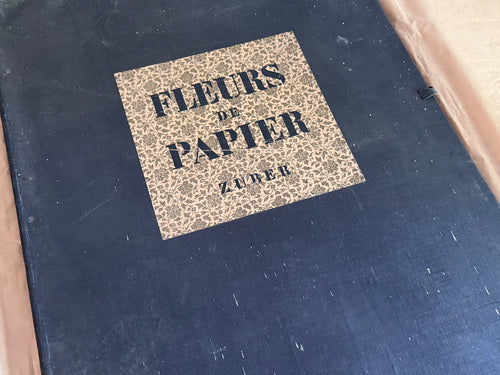 A Vintage Zuber Hand Block Printed Sample Book
