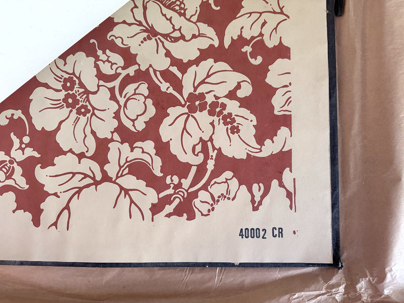 A Vintage Zuber Hand Block Printed Sample Book