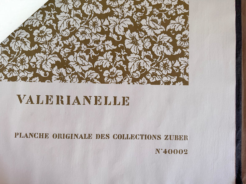A Vintage Zuber Hand Block Printed Sample Book