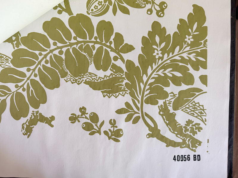 A Vintage Zuber Hand Block Printed Sample Book