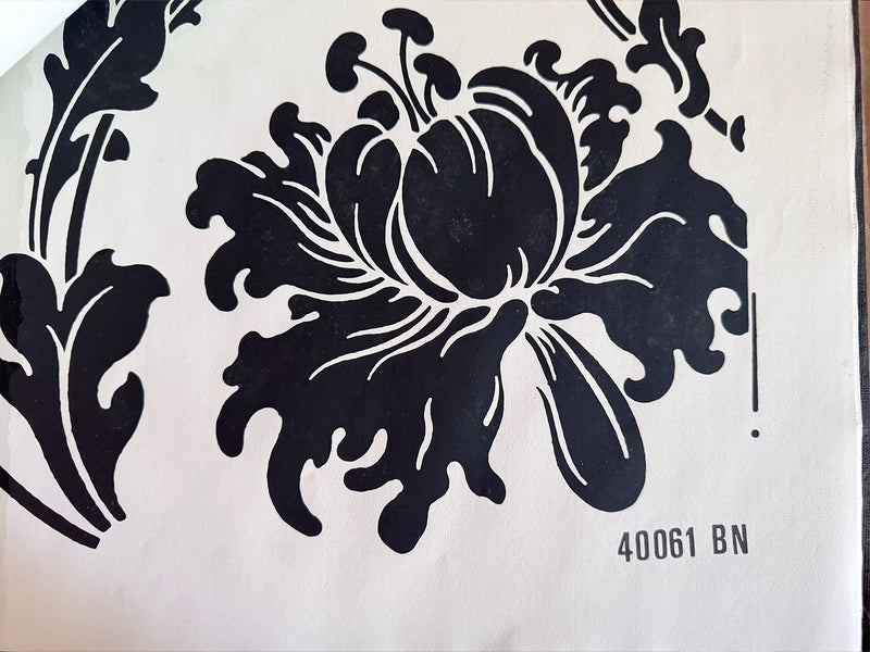 A Vintage Zuber Hand Block Printed Sample Book