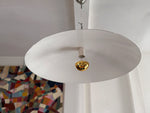 Four Very Large 1960's Aluminium Pendants by Bonderup & Thorup