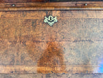 A Fine George II English Burr Walnut Bureau Bookcase