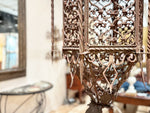 A Very Large 1920's Ornate Wrought Iron Lantern