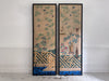A Pair of Late 19th C Japanese Hand-Painted Panels