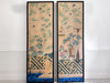 A Pair of Late 19th C Japanese Hand-Painted Panels
