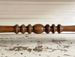 A Very Fine 18th C French Walnut Turned Leg Refectory Table