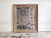 A 1960's Mixed Media on Paper Artwork by Jean-Pierre Villeneuve in Montparnasse Frame (Copy)