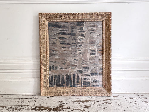 A 1960's Mixed Media on Paper Artwork by Jean-Pierre Villeneuve in Montparnasse Frame (Copy)