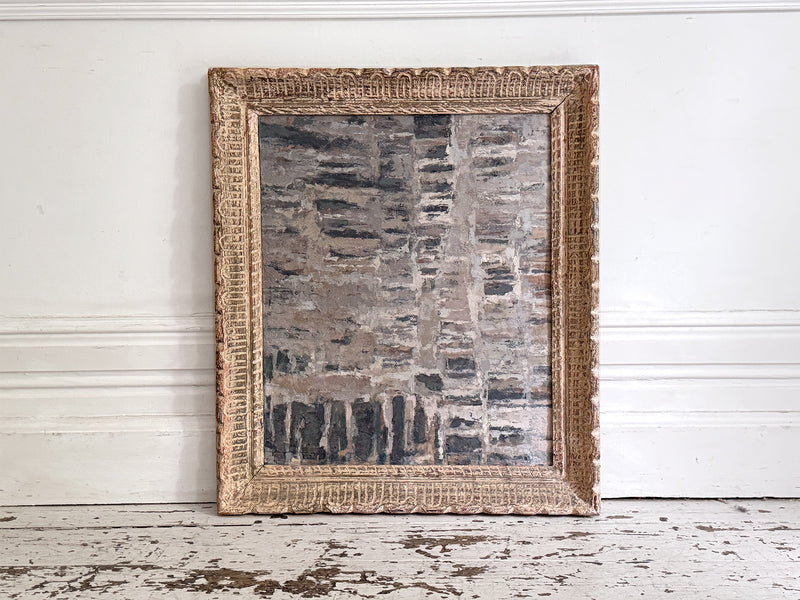 A 1960's Mixed Media on Paper Artwork by Jean-Pierre Villeneuve in Montparnasse Frame (Copy)