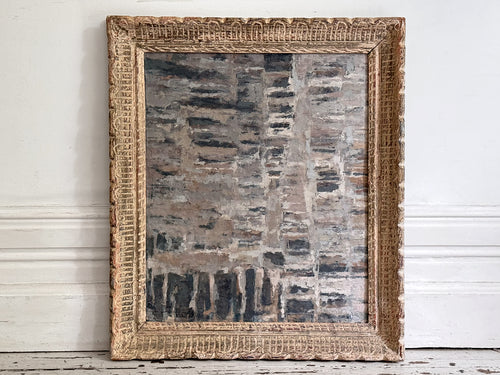 A 1960's Mixed Media on Paper Artwork by Jean-Pierre Villeneuve in Montparnasse Frame (Copy)