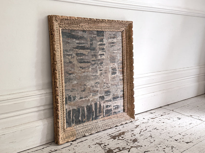 A 1960's Mixed Media on Paper Artwork by Jean-Pierre Villeneuve in Montparnasse Frame