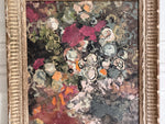 A 1960's Oil on Board Abstract Floral Still-Life by Jean-Pierre Villeneuve