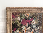 A 1960's Oil on Board Abstract Floral Still-Life by Jean-Pierre Villeneuve
