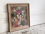 A 1960's Oil on Board Abstract Floral Still-Life by Jean-Pierre Villeneuve