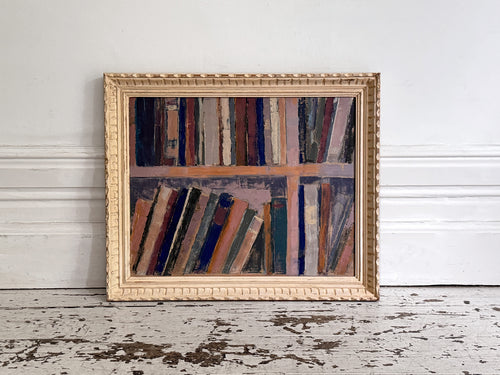 A 1960's Pastel on Paper by Jean-Pierre Villeneuve in Vintage Montparnasse Frame