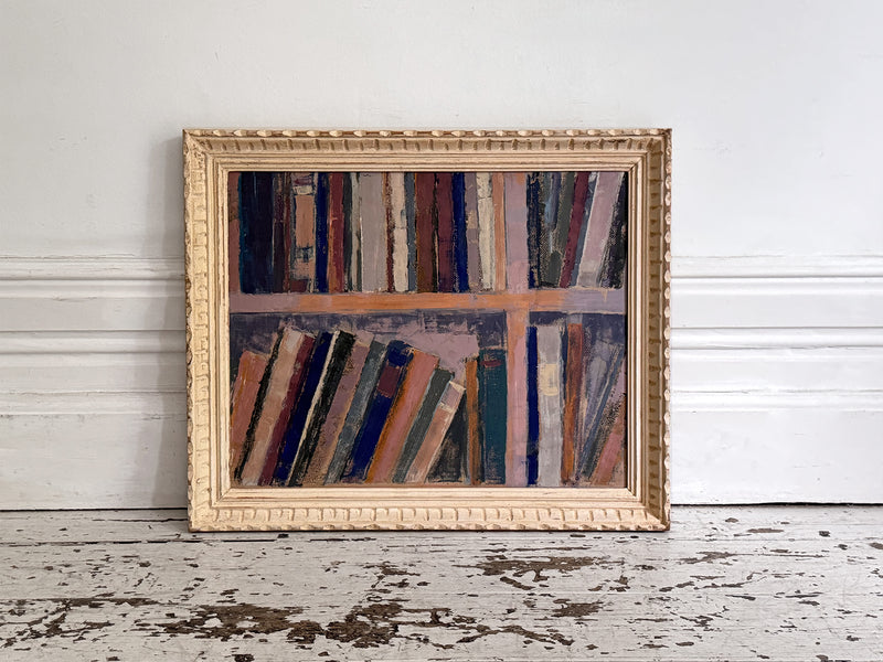 A 1960's Pastel on Paper by Jean-Pierre Villeneuve in Vintage Montparnasse Frame