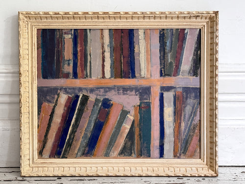 A 1960's Pastel on Paper by Jean-Pierre Villeneuve in Vintage Montparnasse Frame