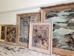 A 1960's Mixed Media on Paper Artwork by Jean-Pierre Villeneuve in Montparnasse Frame