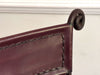 A Pair of 19th C Savonarola Iron & Leather Italian Campaign Chairs