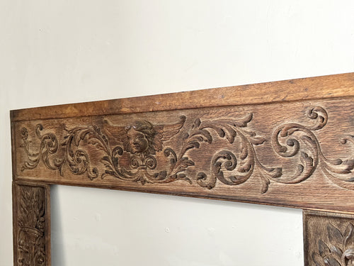 A Late 16th C/Early 17th C Carved Italian Fire Surround