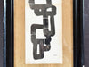 A Lucy Naughton Abstract Artwork In Ebonised Frame X