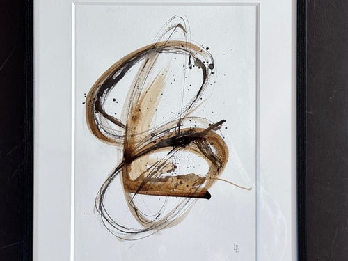 'Contort' 3 Ink on Paper by Lucy Berridge