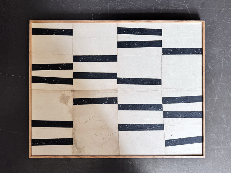 A Large Monochrome Lucy Naughton Original Abstract Collage July 2025 XI