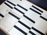 A Large Monochrome Lucy Naughton Original Abstract Collage July 2025 XI