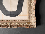 A Large Lucy Naughton Original Abstract Artwork in Antique Frame July 2025 XIV