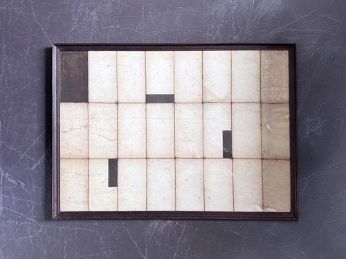 An Original Abstract College on Map by Lucy Naughton