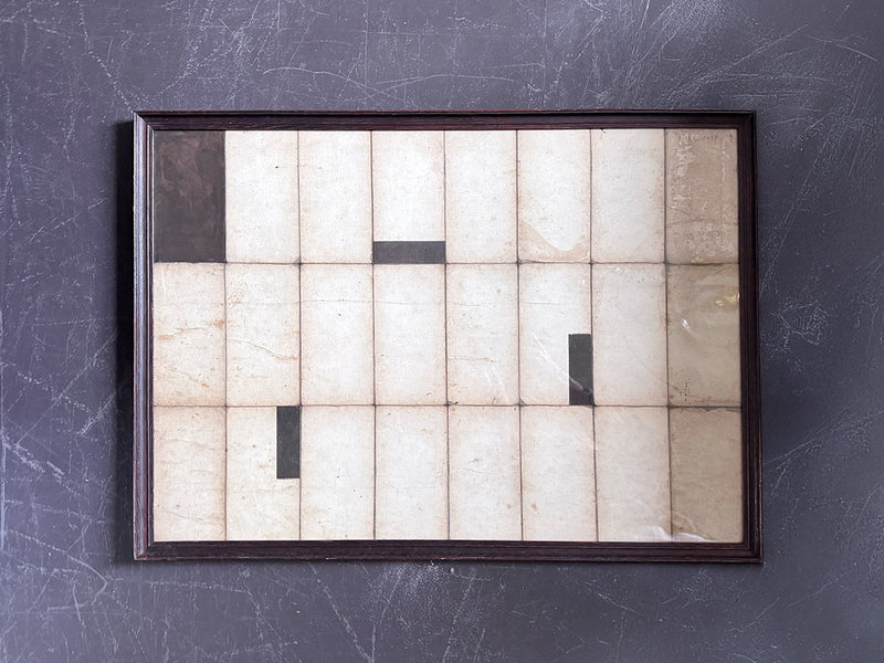 An Original Abstract College on Map by Lucy Naughton