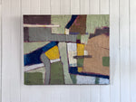 A 1970's Abstract Oil on Canvas Artwork