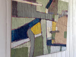 A 1970's Abstract Oil on Canvas Artwork
