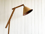 A 1950's Spanish Folk Art Reading Lamp