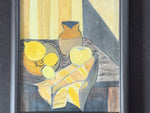 A 1950's Acrylic Still Life in Yellow Tones