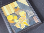 A 1950's Acrylic Still Life in Yellow Tones