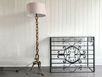 A 1950's Spanish Gilt Metal Chain Floor Light