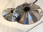 A Pair of 1950's French Mirrored Pendants - Large