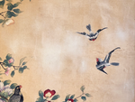 An Exquisite Pair of Late 18th C Painted Chinoiserie Paper Panels