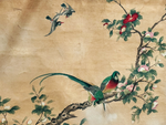 An Exquisite Pair of Late 18th C Painted Chinoiserie Paper Panels