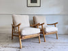 A Pair of 1970's French Bamboo Armchairs