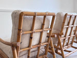A Pair of 1970's French Bamboo Armchairs