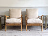A Pair of 1970's French Bamboo Armchairs