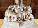 A Pair of 1960's Ceramic Table Lights with Silver Fruit Decoration