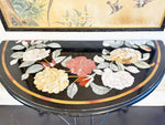 A Pair of Late 19th C Ashford Marble Pietra Dura Console Tables