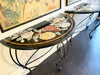 A Pair of Late 19th C Ashford Marble Pietra Dura Console Tables