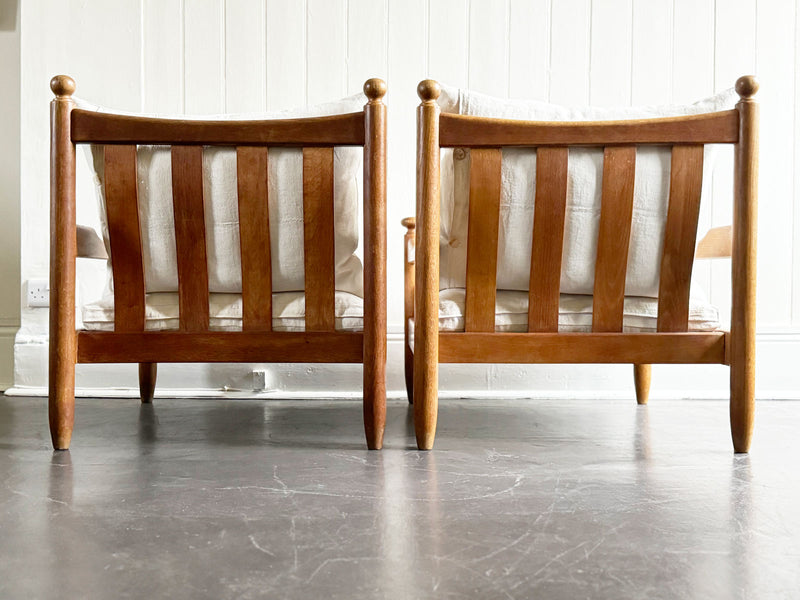 A Pair of 1950's French Armchairs in the Style of Jorge Zalszupin